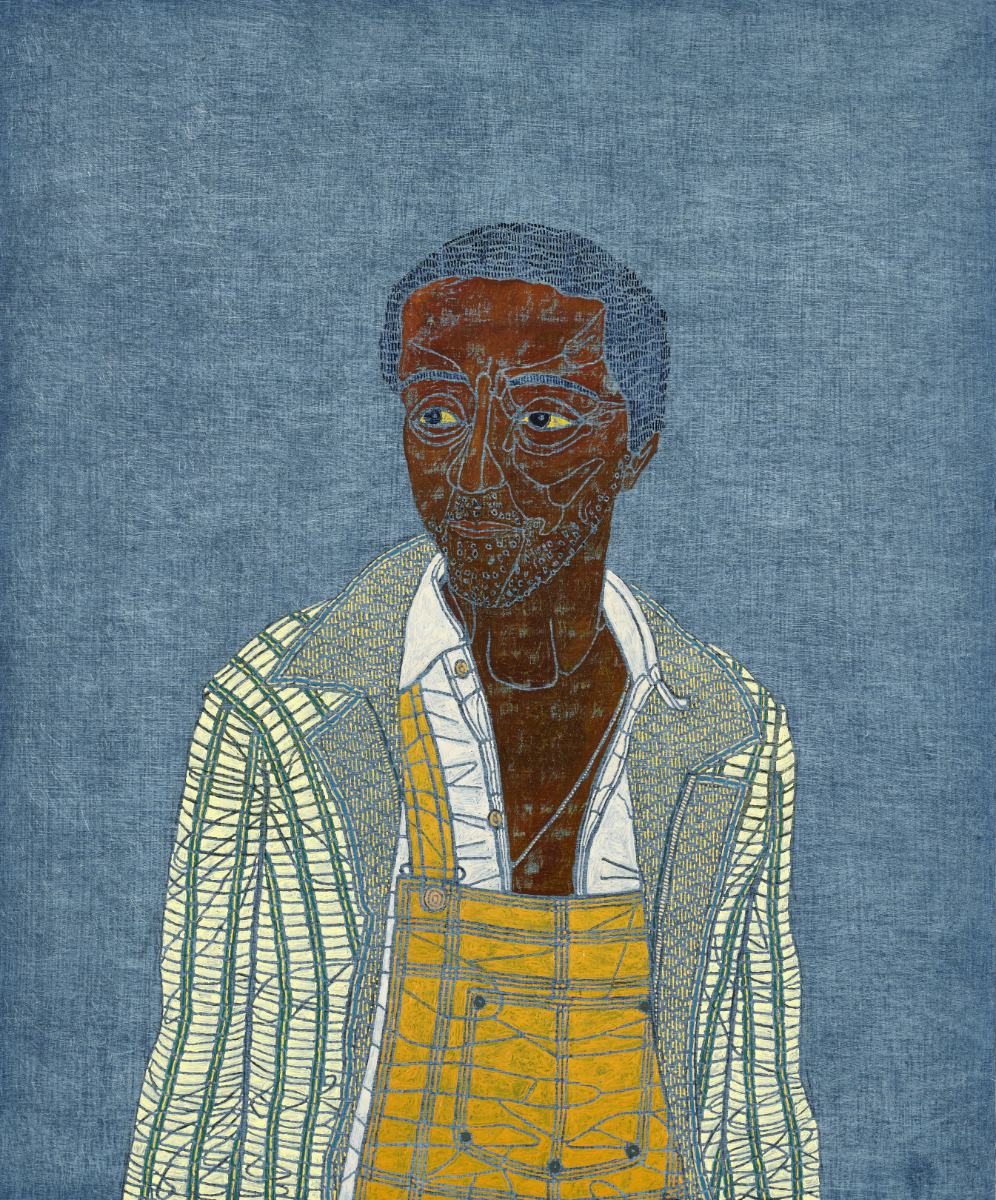 The Outliers (Portrait of Stokely Carmichael), 58 x 48 cm, Oil on Panel, 2021, Private Collection